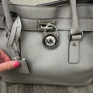 Michael Kors 
Hamilton leather handbag